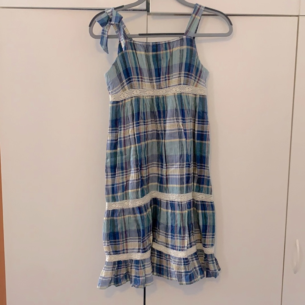 Juicy Couture Blue Plaid Dress size 12